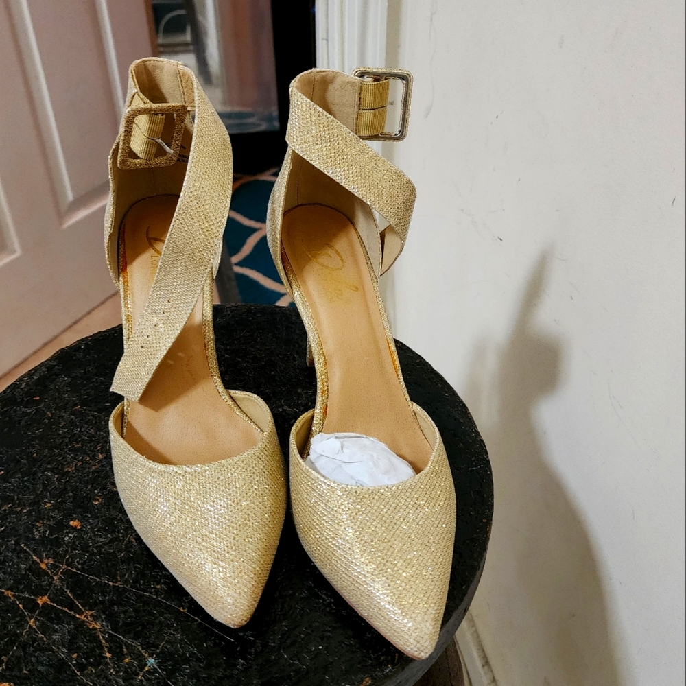Diba London gold heels